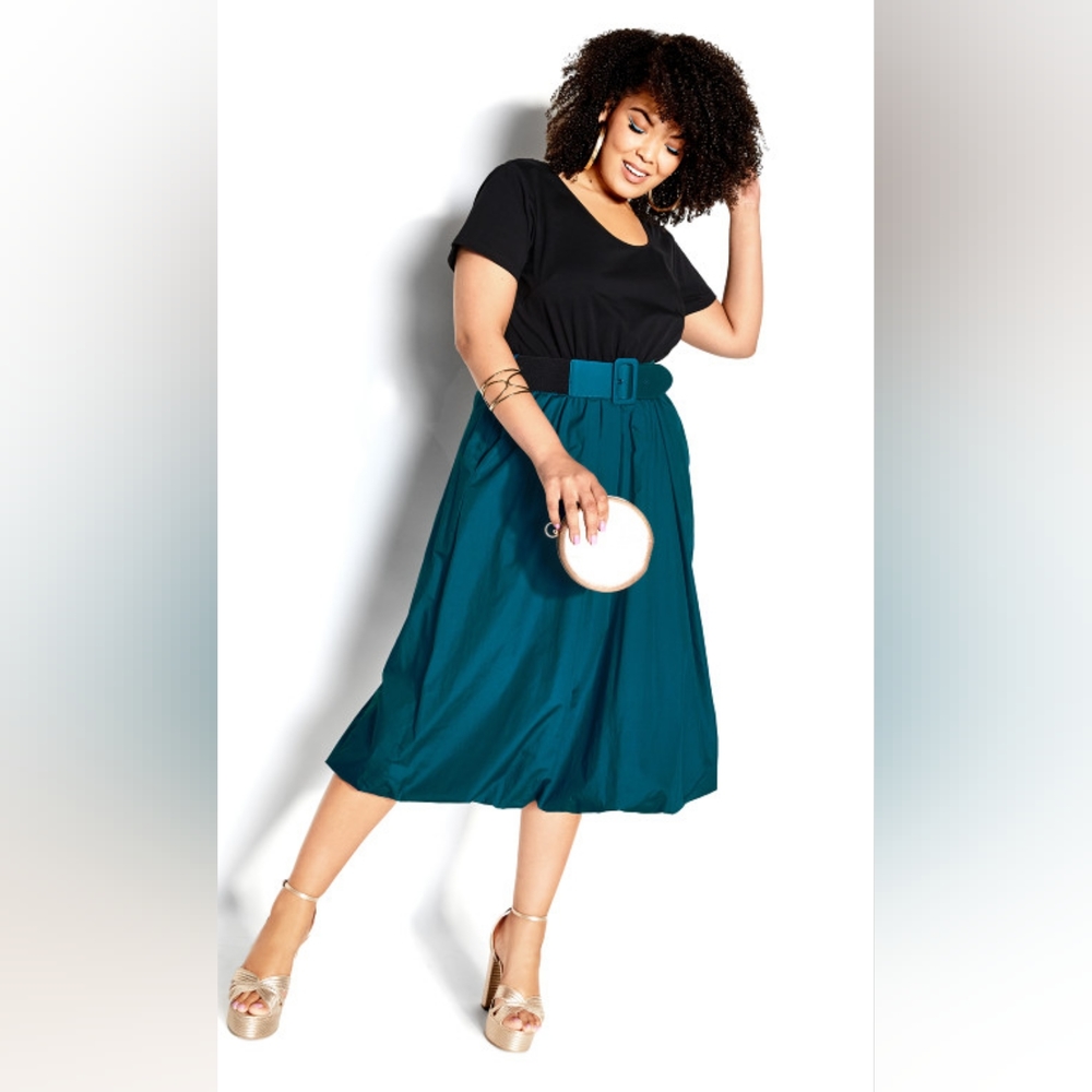 City chic Paris Days Dress - Teal - Picture 15 of 16